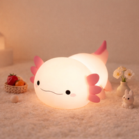 CudlyAxolotl™ – Soft Silicone Lamp 1